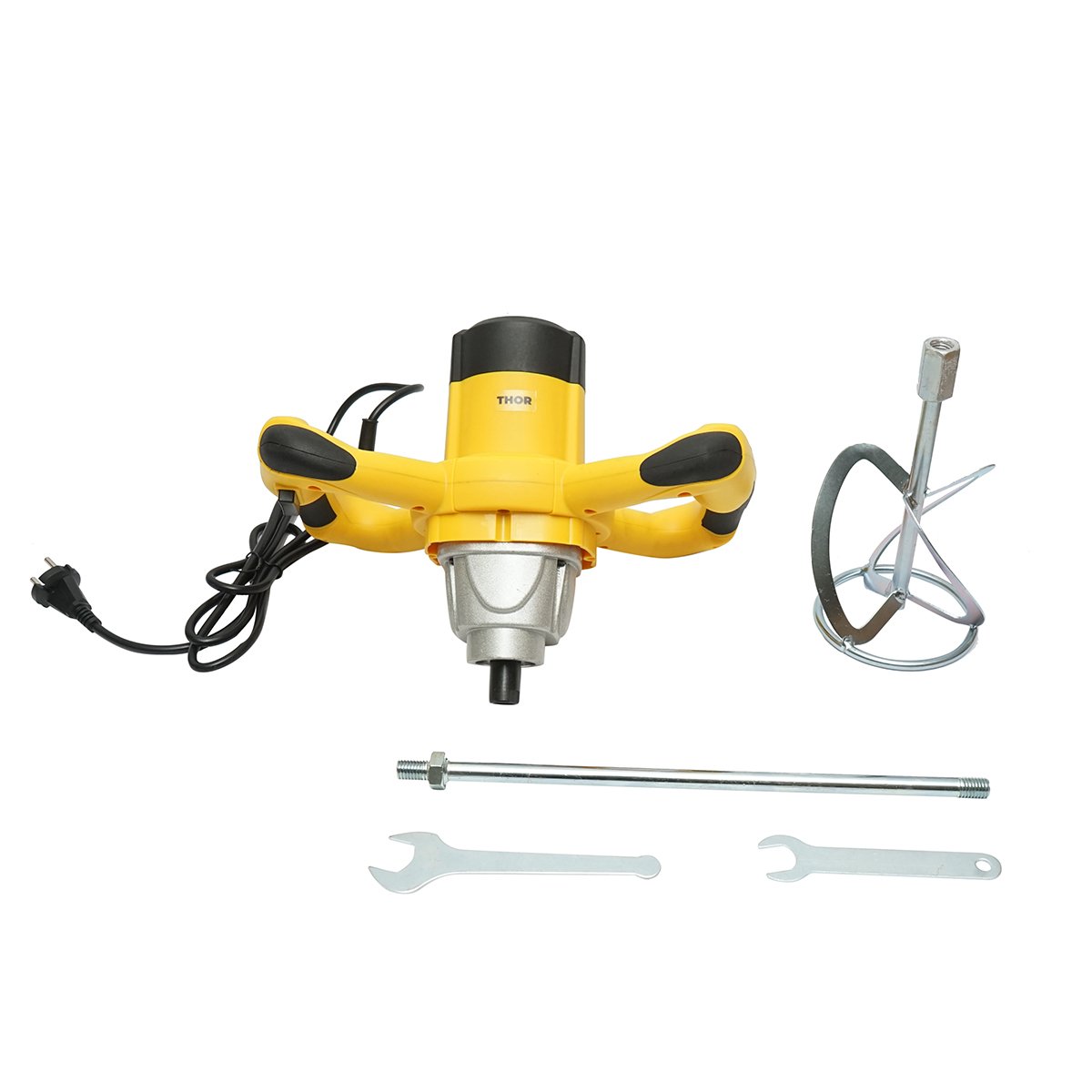 Mixer, malaxor electric cu amestecator 1400W, 220V pentru vopsea, mortar, adeziv THOR